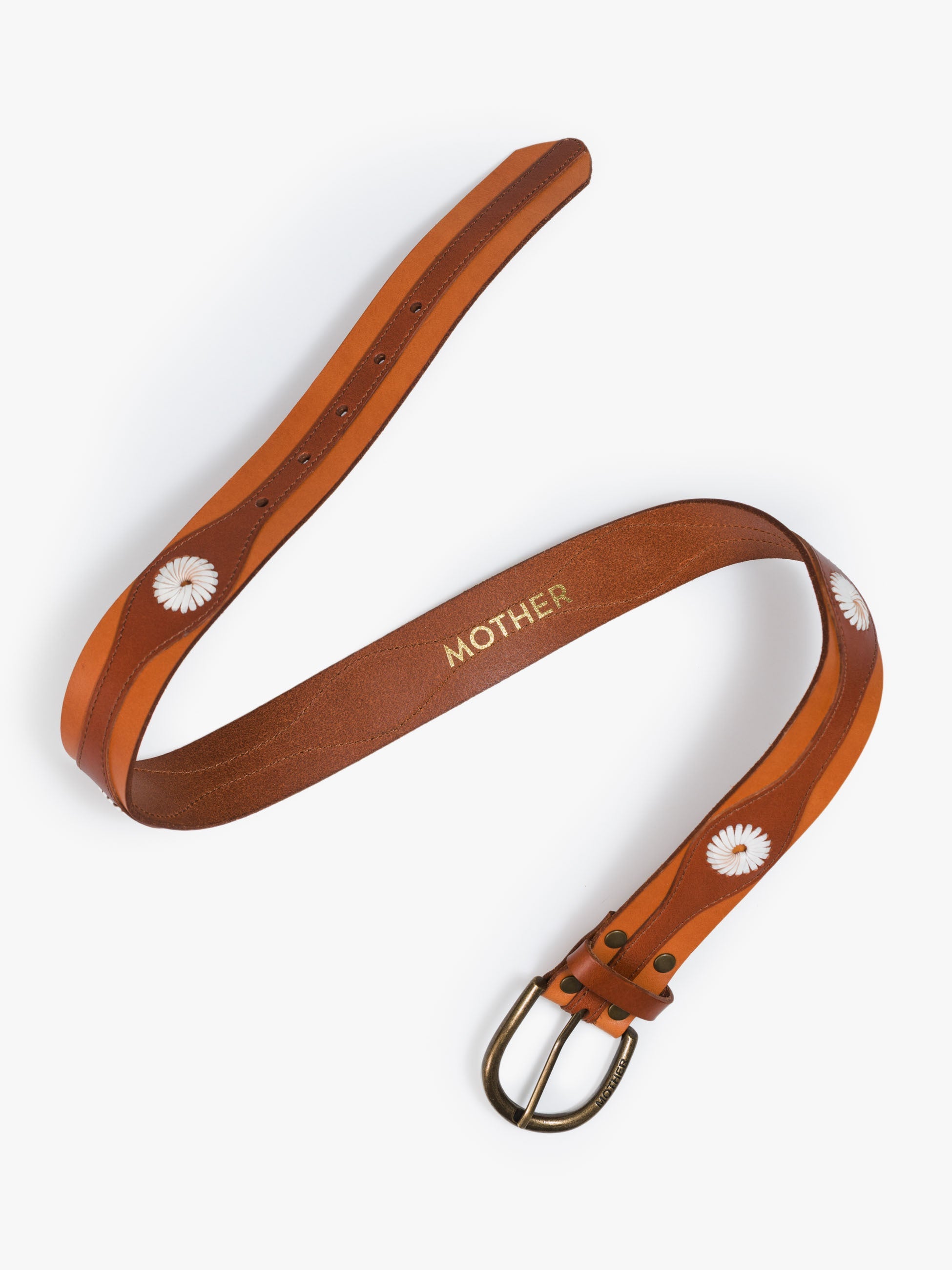 Mother Denim The 2 Tone Leather Belt
