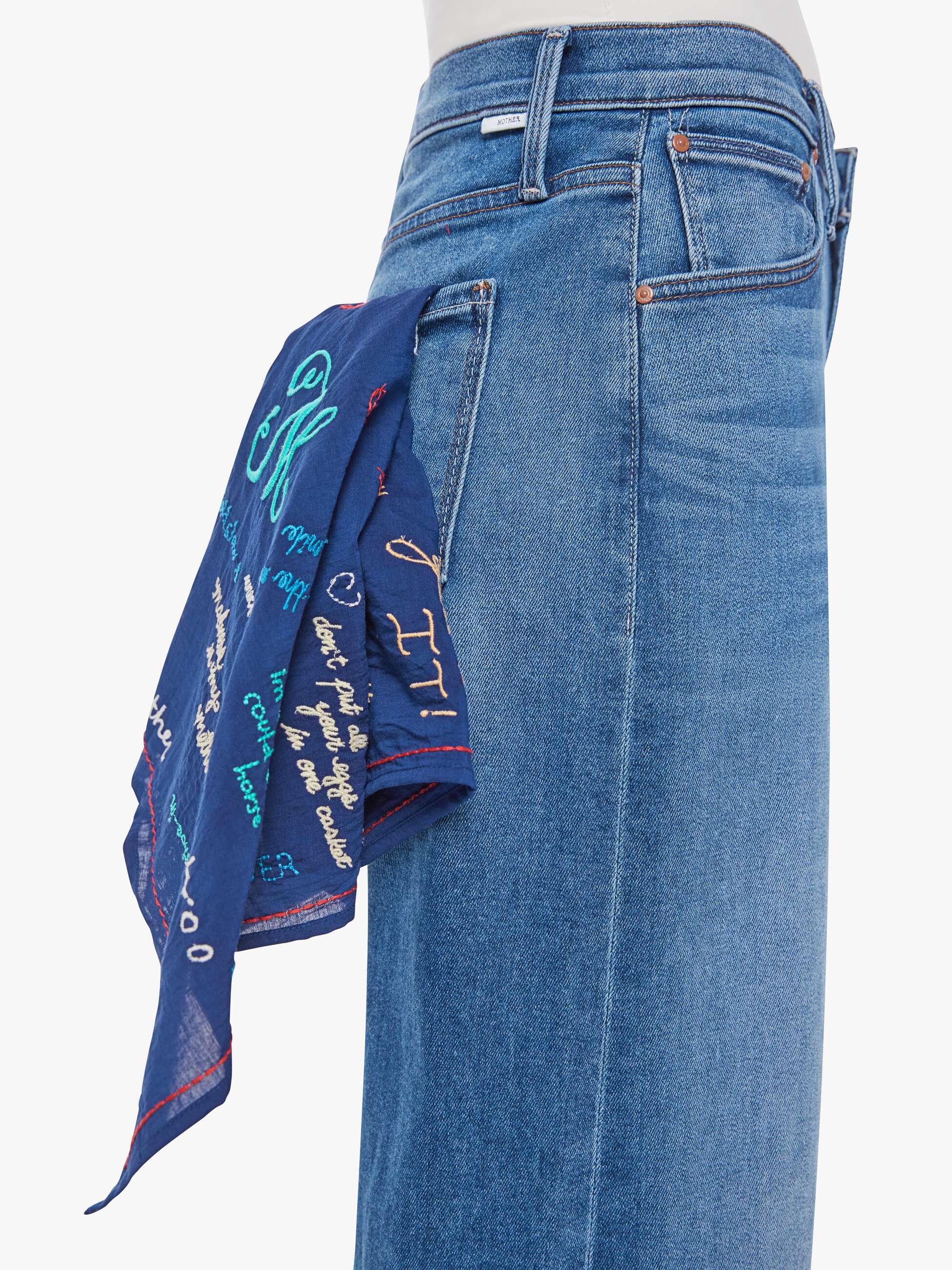 Mother Denim The Scarf It Down