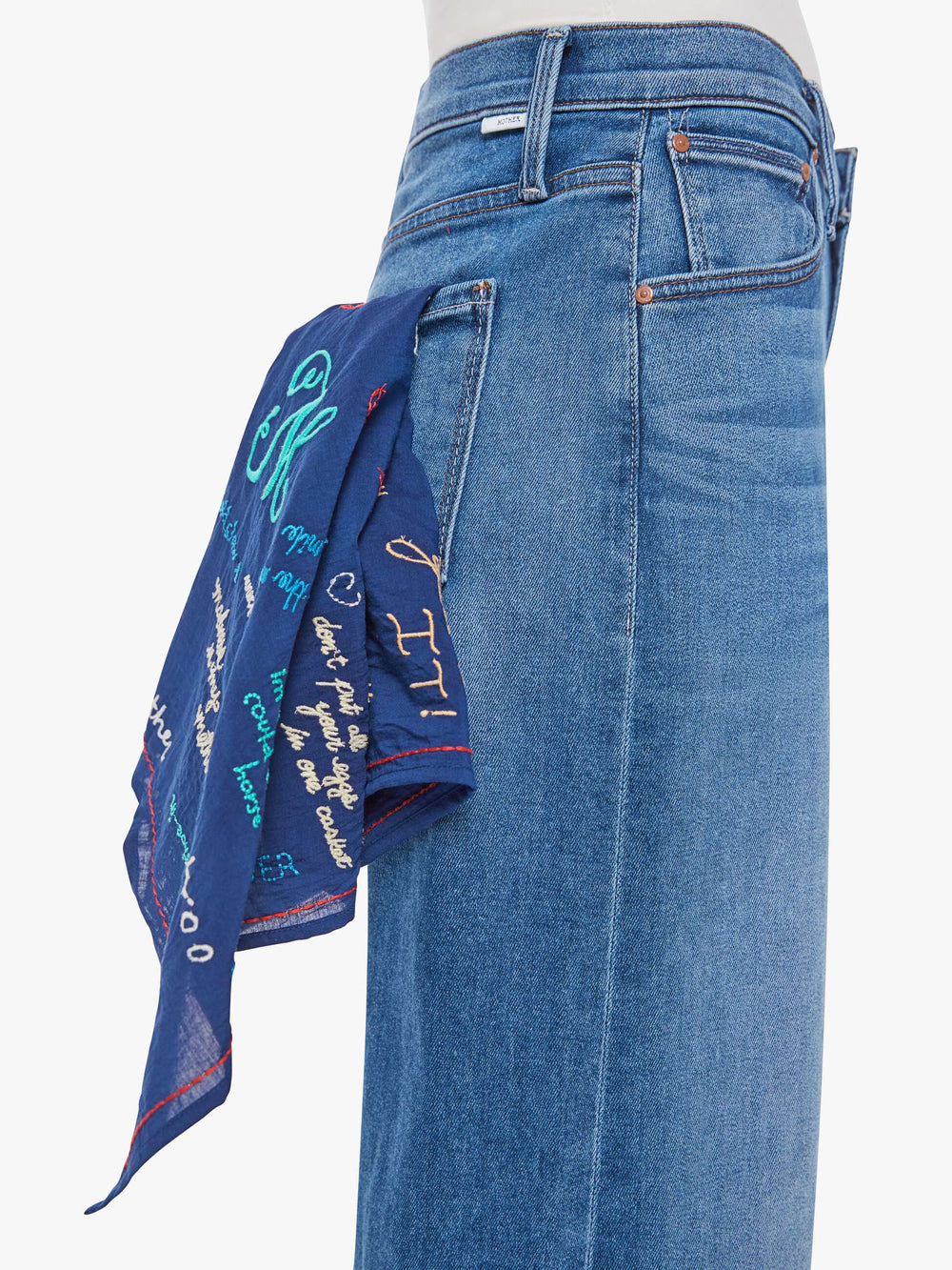 Mother Denim The Scarf It Down