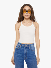 Mother Denim Eterne Cropped Rib Tank