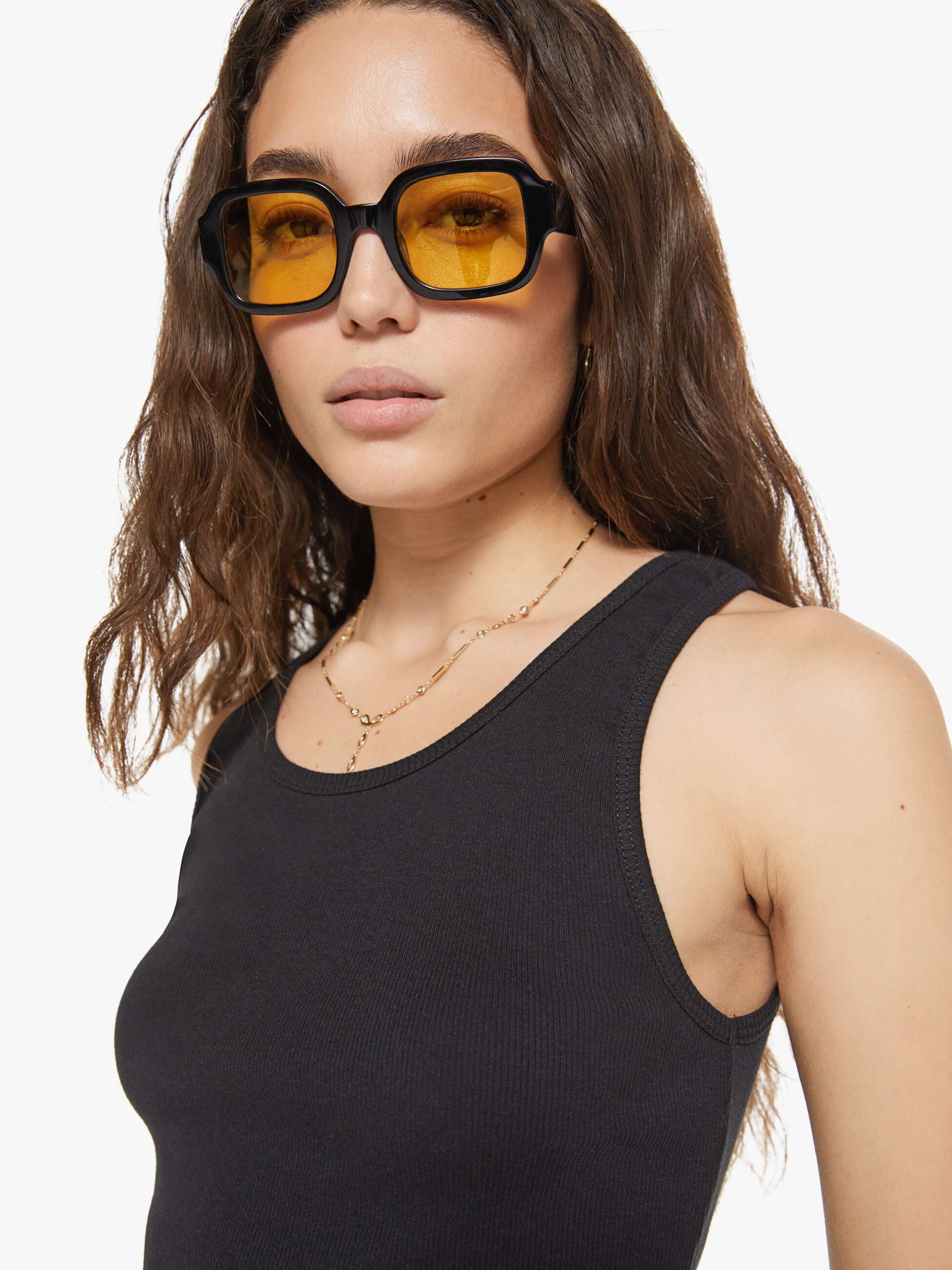 Mother Denim Eterne Cropped Scoop Neck Tank