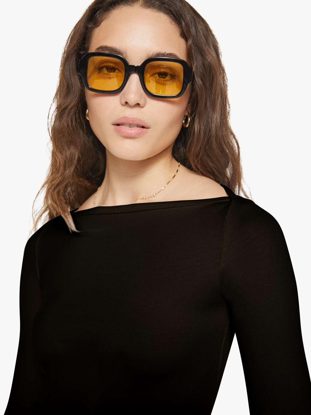 Mother Denim Eterne Long Sleeve Boatneck Top