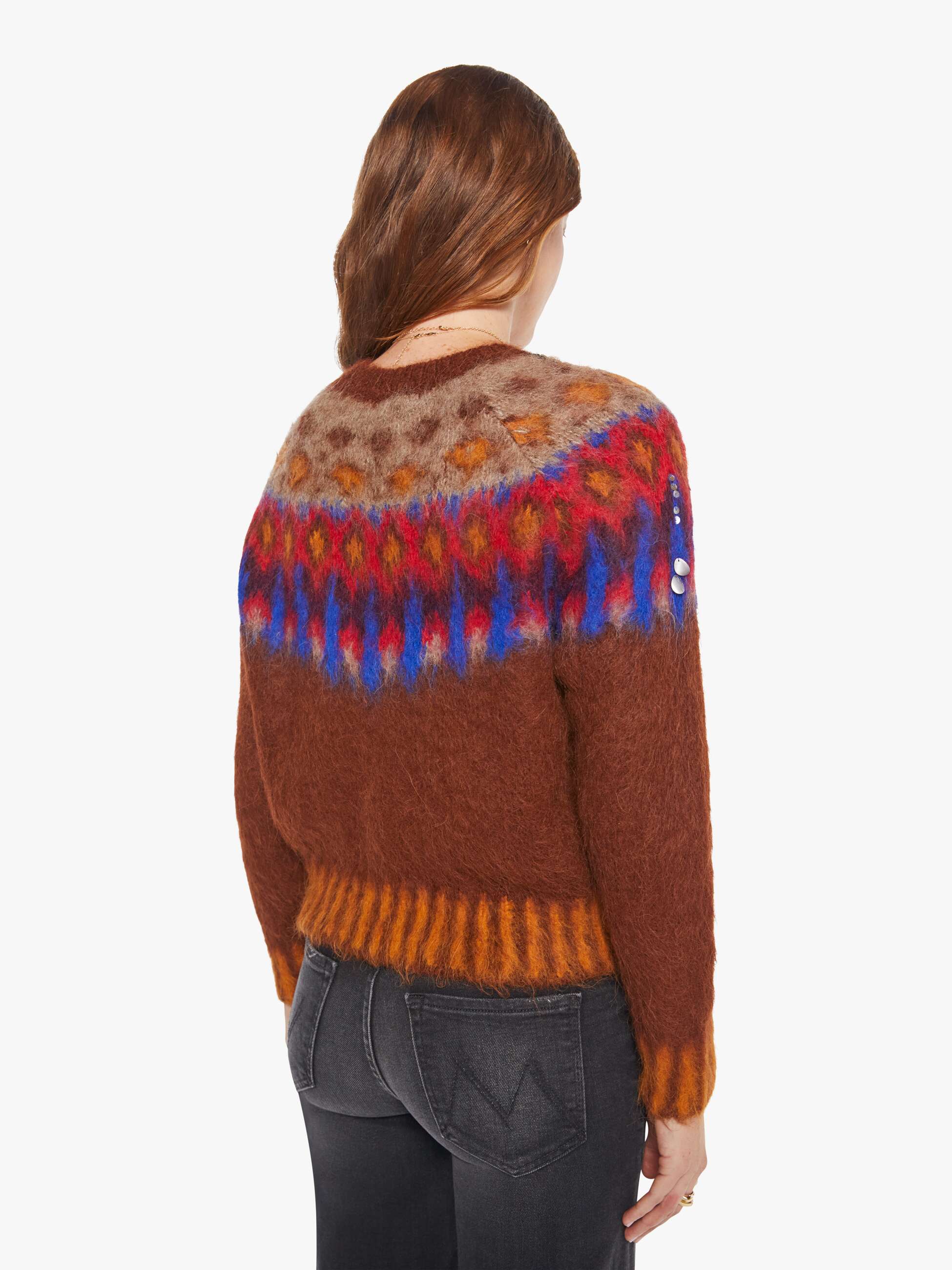 Mother Denim Maria Cher Brookside Creek Sweater