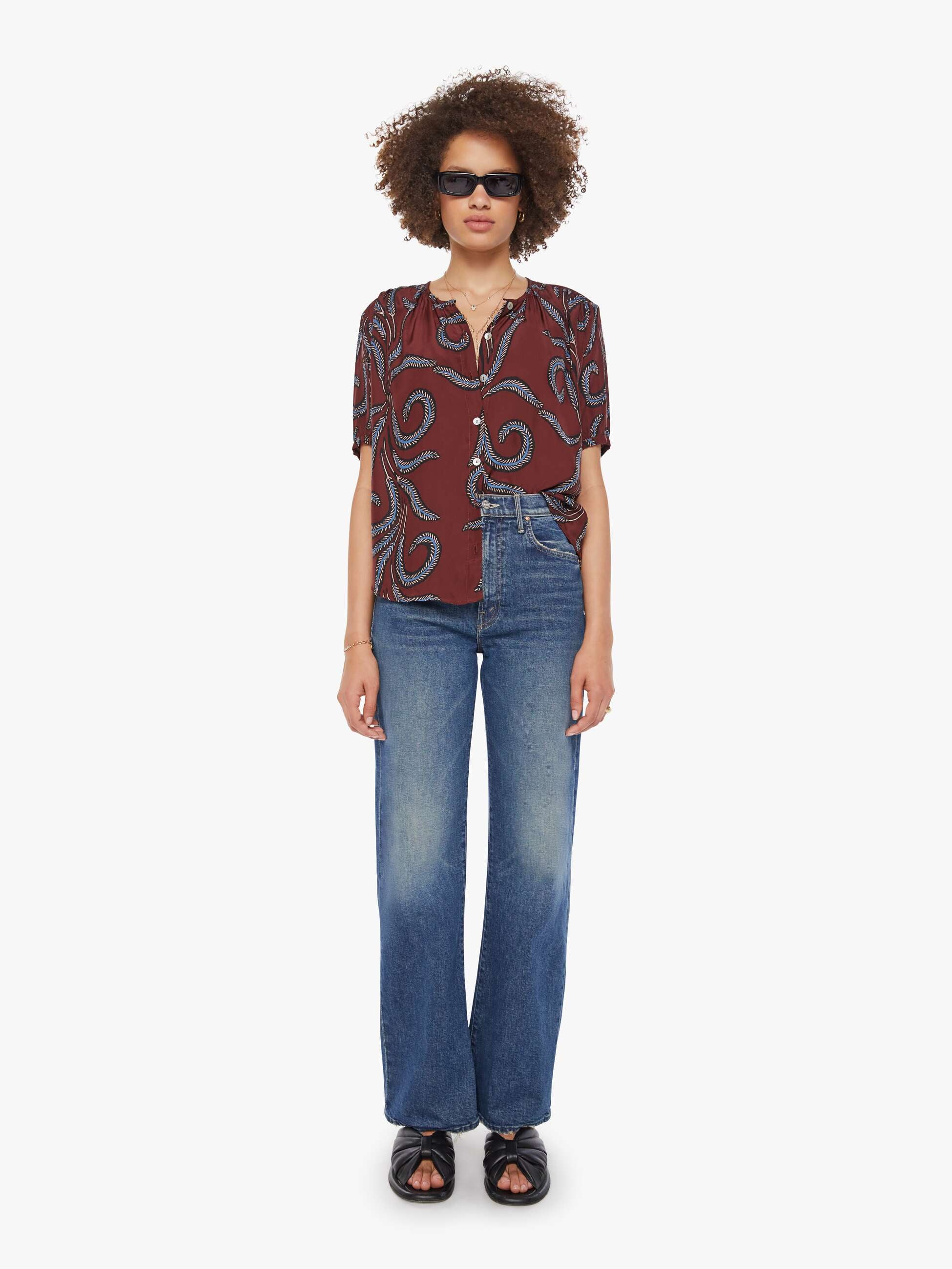 Mother Denim Natalie Martin Violet Top