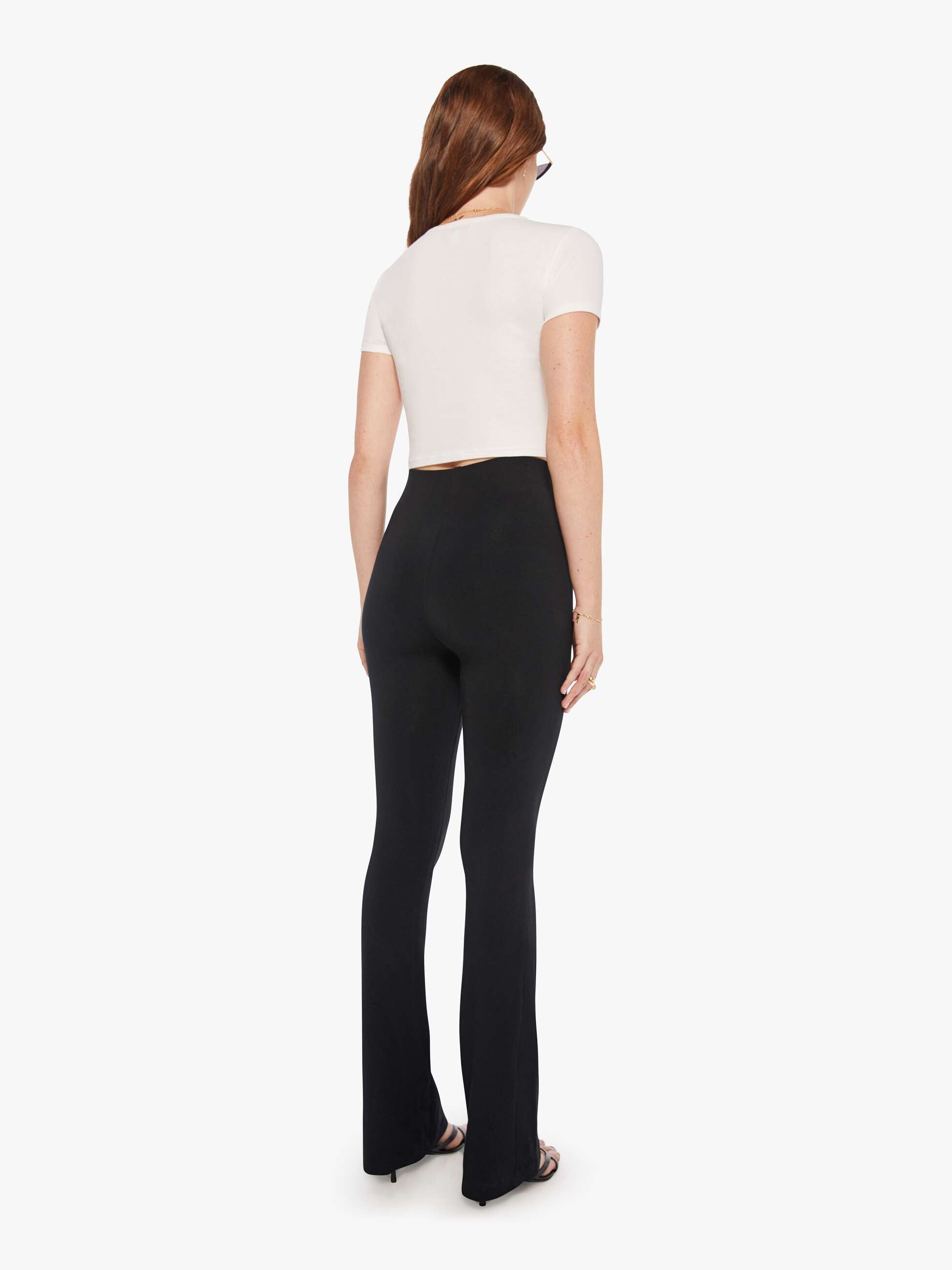 Mother Denim SPRWMN MICRO FLARE BLACK