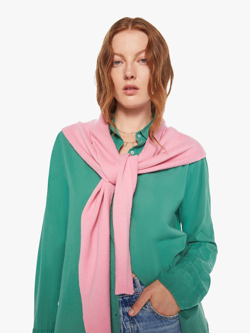 Mother Denim XI-LE PETIT SCARF GUMBALL