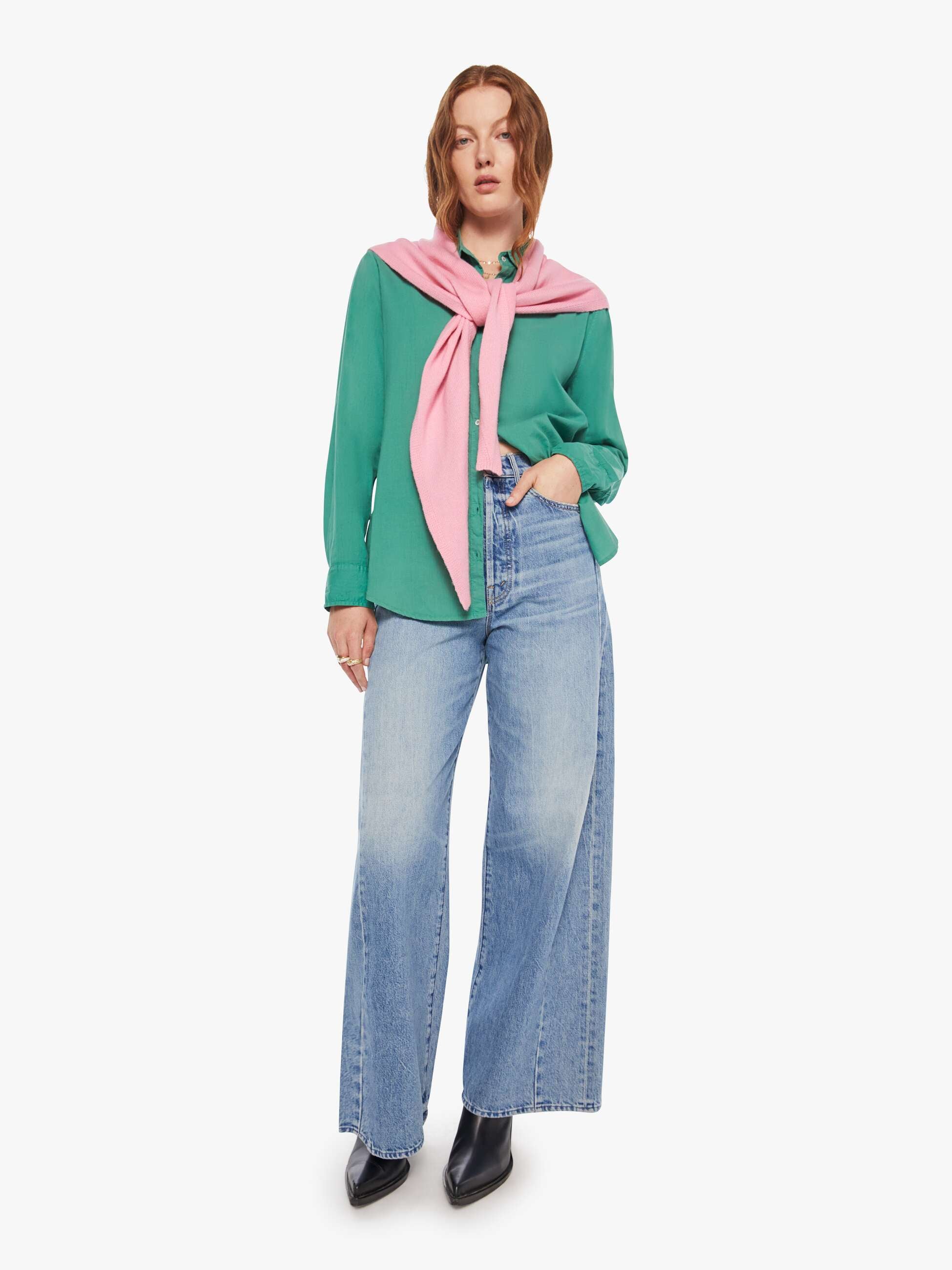 Mother Denim XI-LE PETIT SCARF GUMBALL