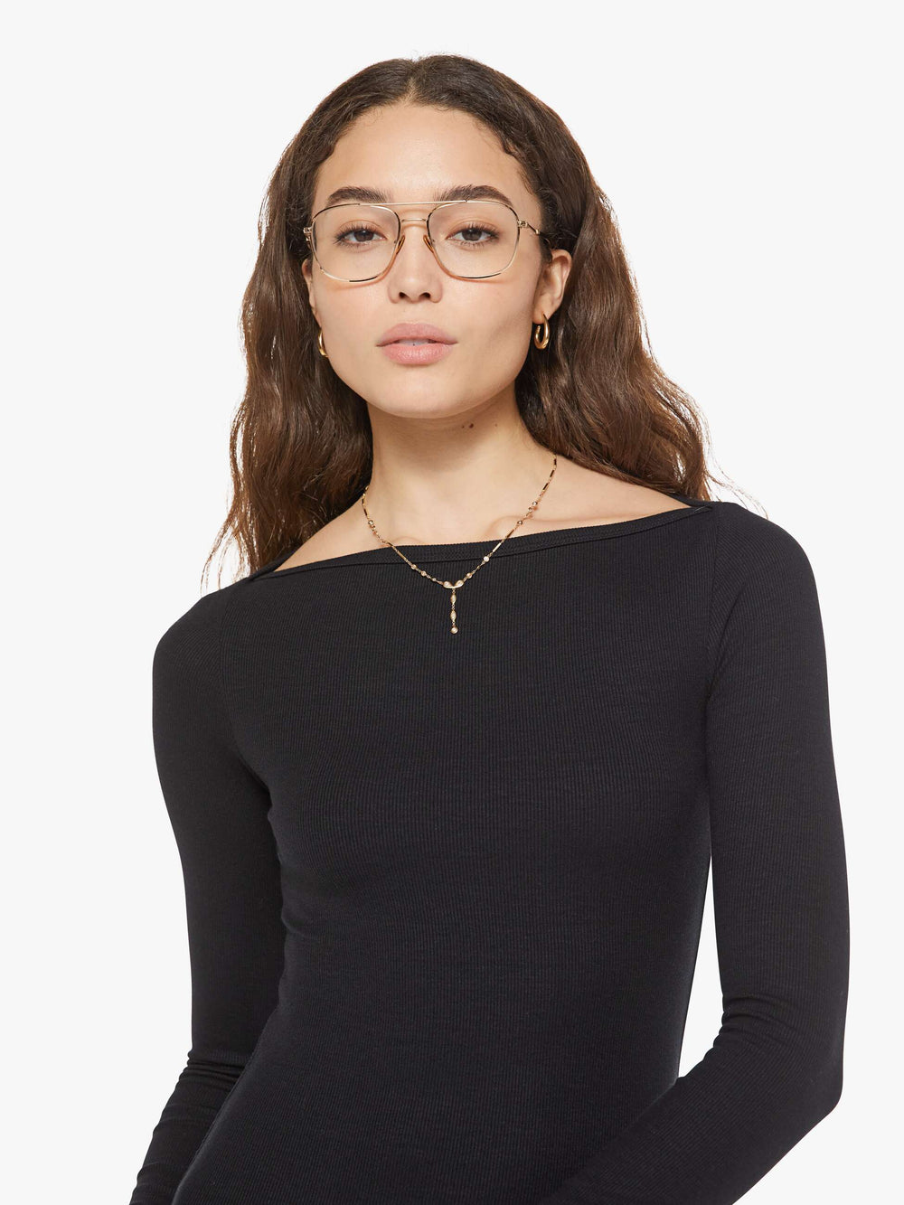 Mother Denim Eterne L/S Boatneck Mini Dress