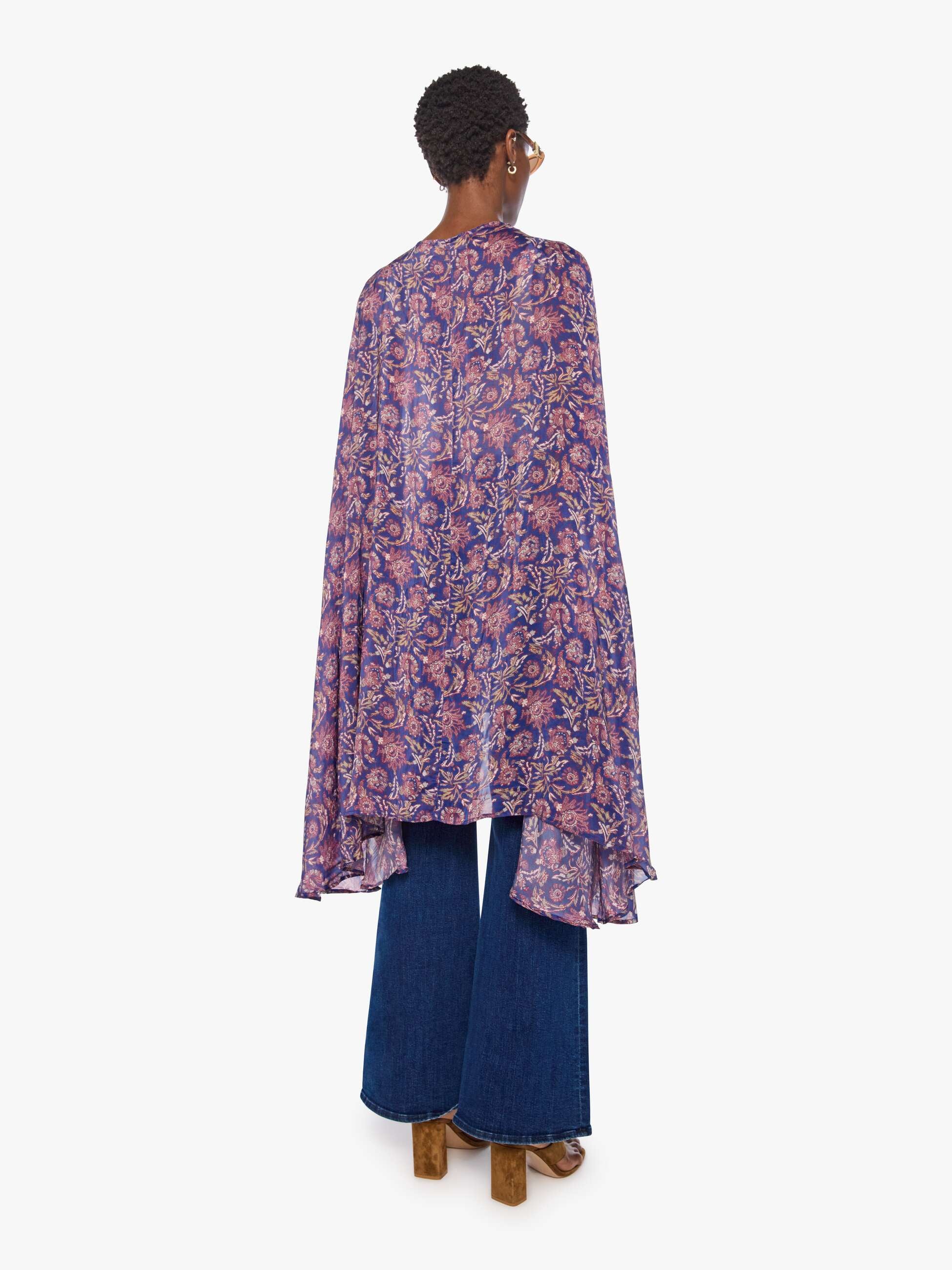 Mother Denim Natalie Martin Karis Long Cape