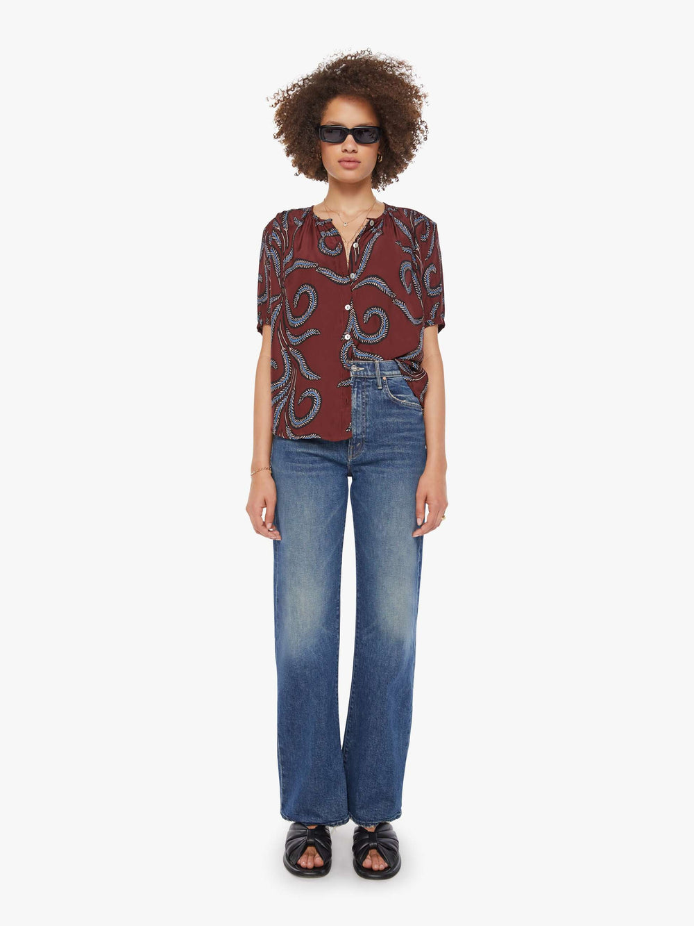 Mother Denim Natalie Martin Violet Top