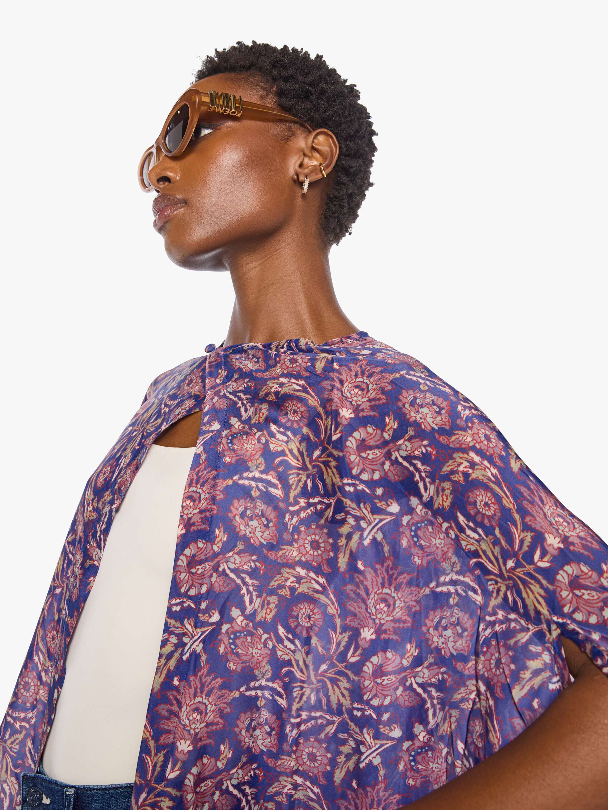 Mother Denim Natalie Martin Karis Long Cape