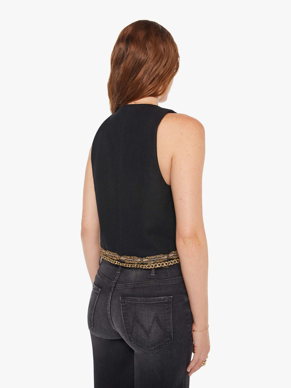 Mother Denim Maria Cher Selena Vest