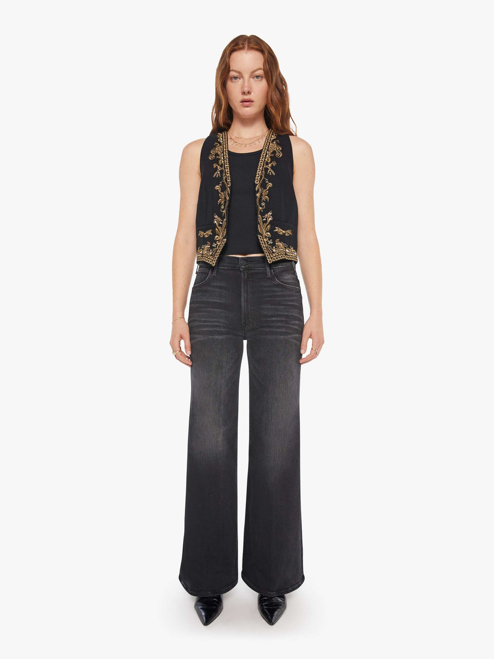 Mother Denim Maria Cher Selena Vest