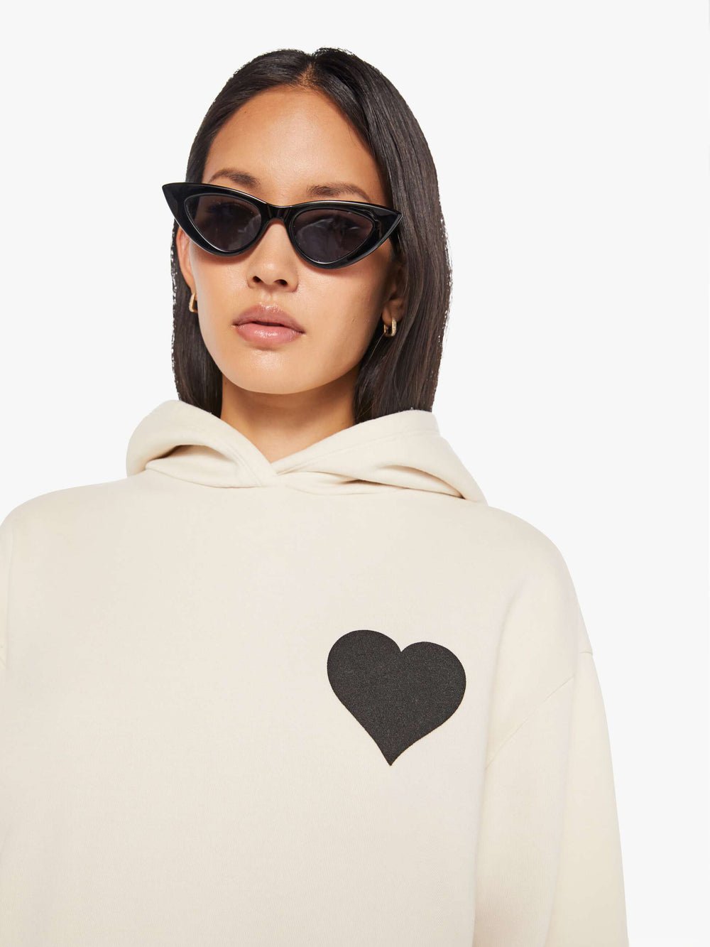 Mother Denim SPRWMN Heart Hoodie