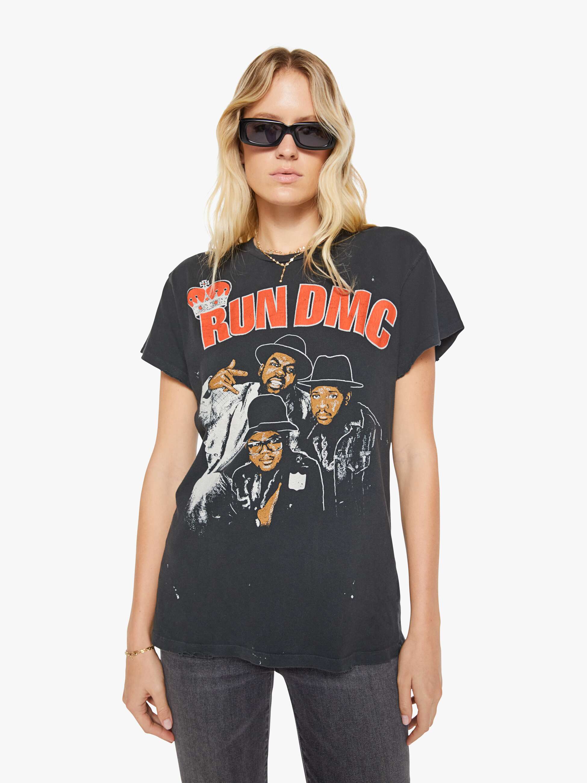 Mother Denim MadeWorn Run DMC Tee