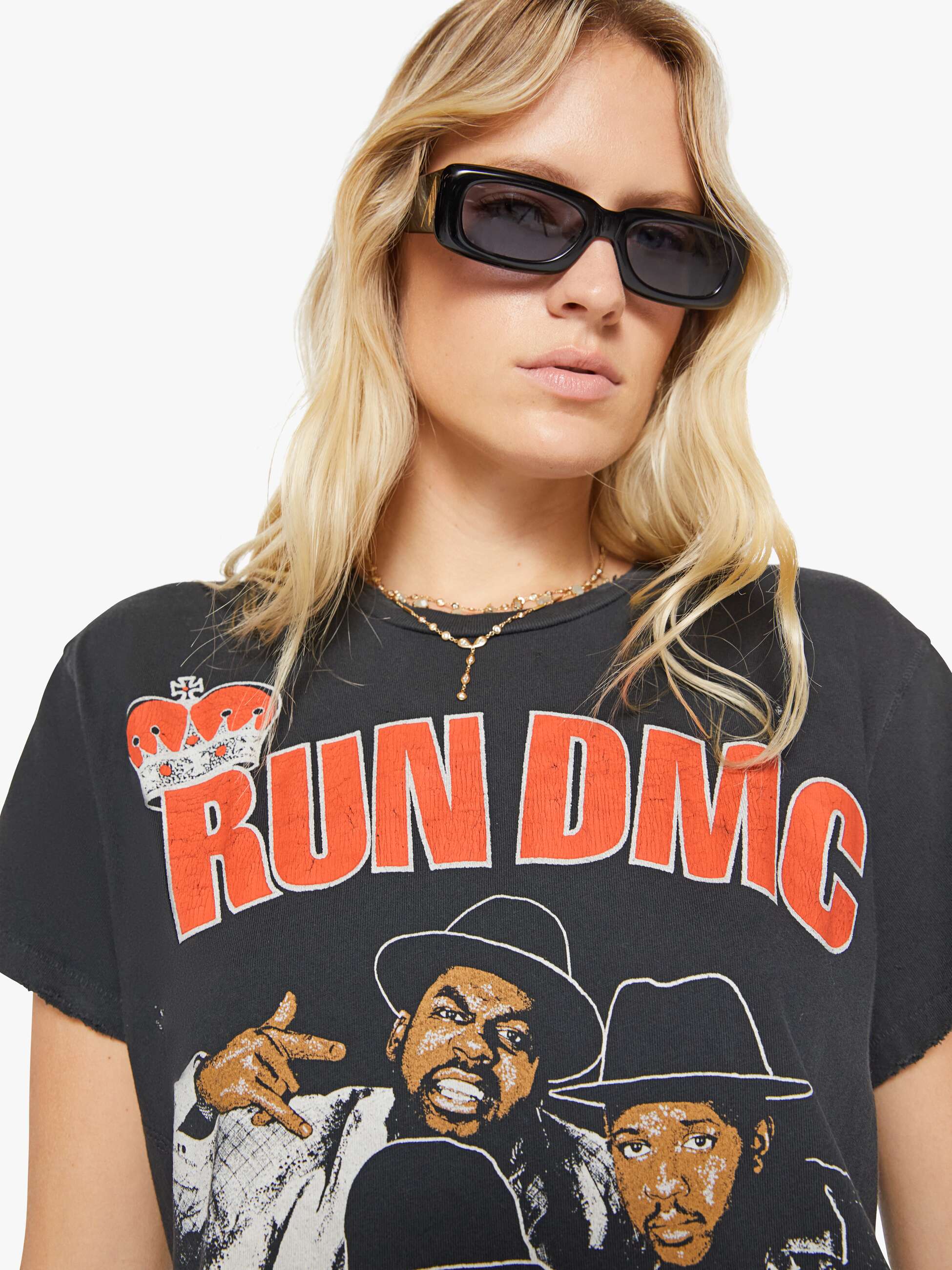 Mother Denim MadeWorn Run DMC Tee