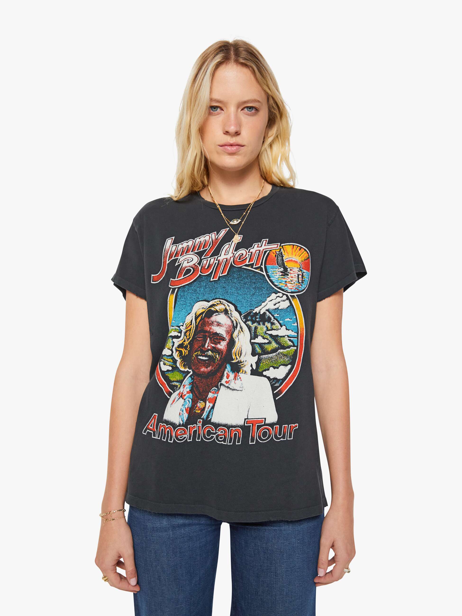 Mother Denim MadeWorn Jimmy Buffet Tee