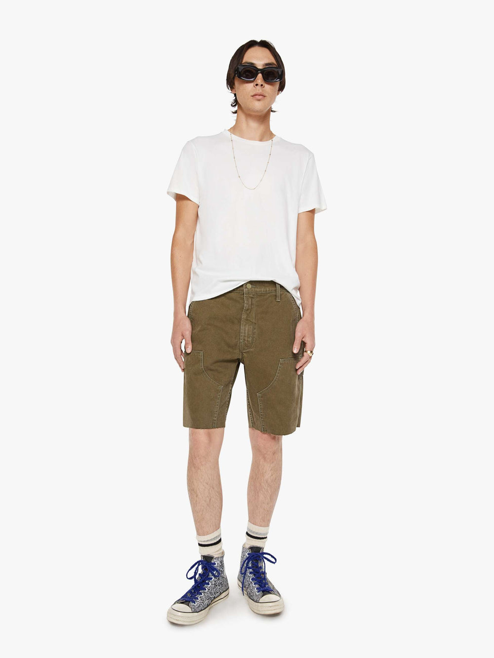 Mother Denim The Bees Knees Short Fray