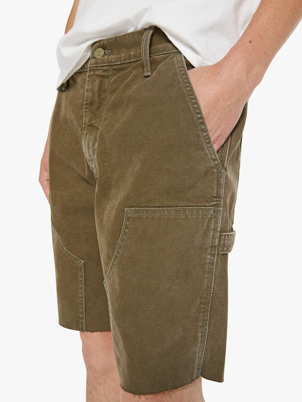 Mother Denim The Bees Knees Short Fray