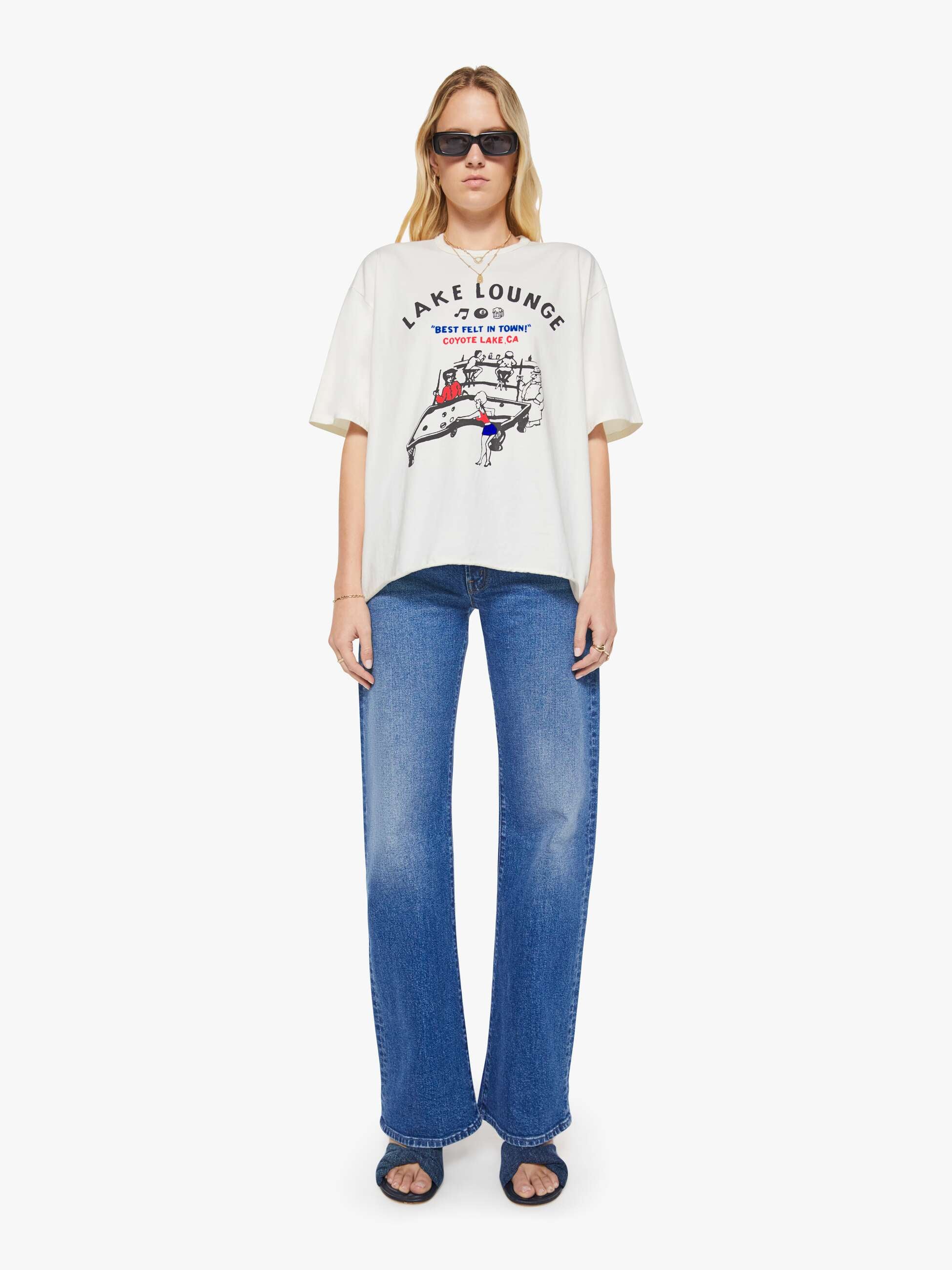 Mother Denim The Cut Off Coops Tee