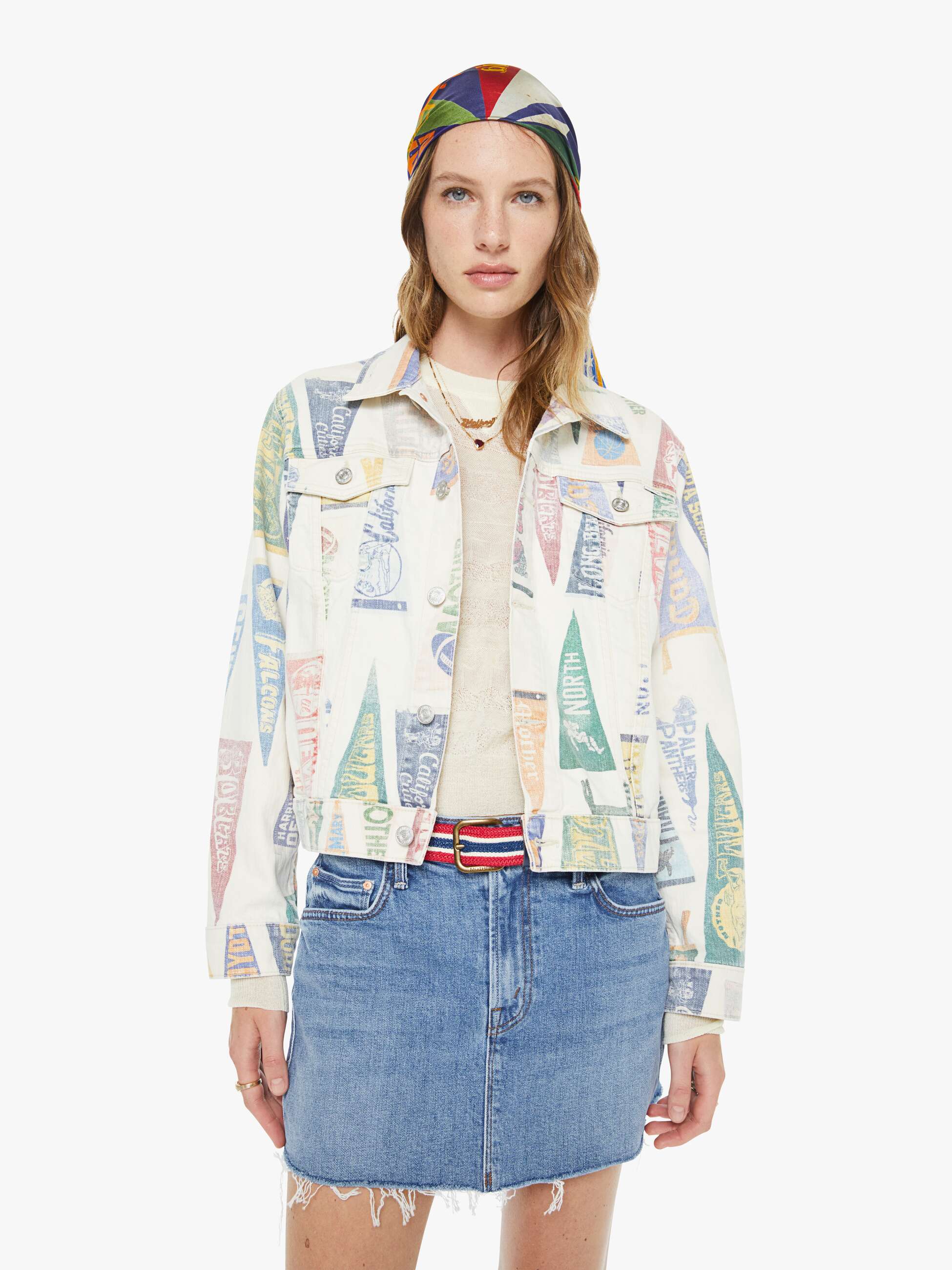Mother Denim The Ditcher Mini Fray
