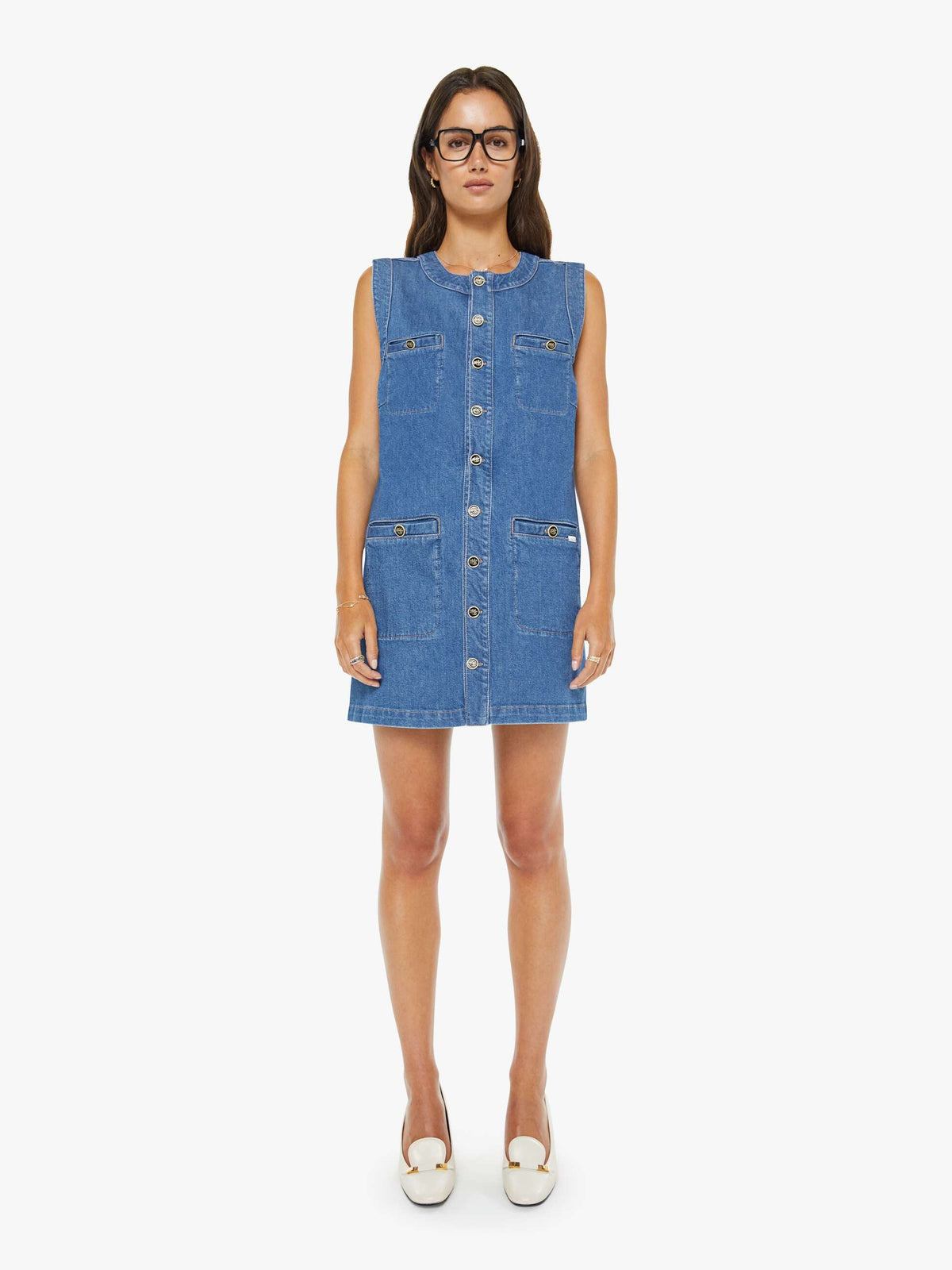 Mother Denim The Stashed Picky Mini Dress