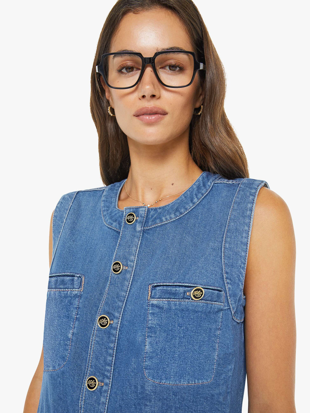 Mother Denim The Stashed Picky Mini Dress