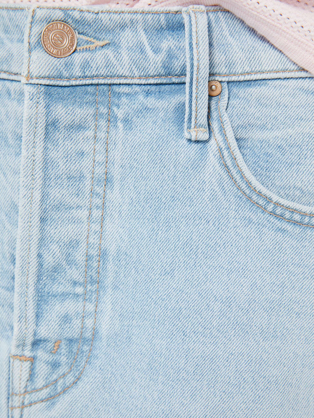 Mother Denim The Vagabond Mini Fray