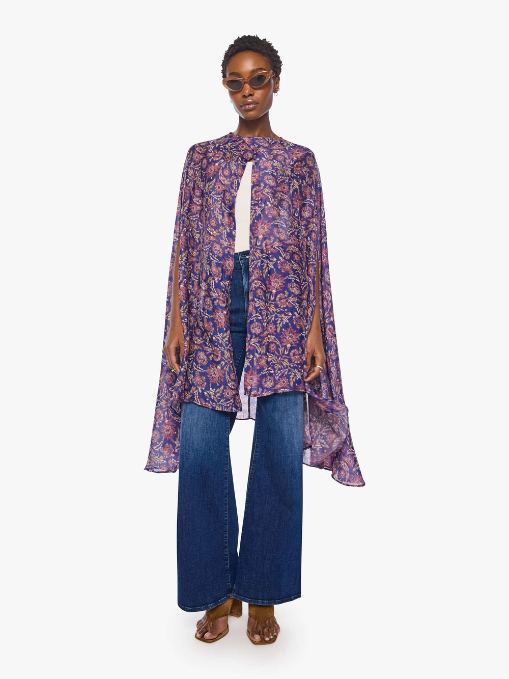 Mother Denim Natalie Martin Karis Long Cape