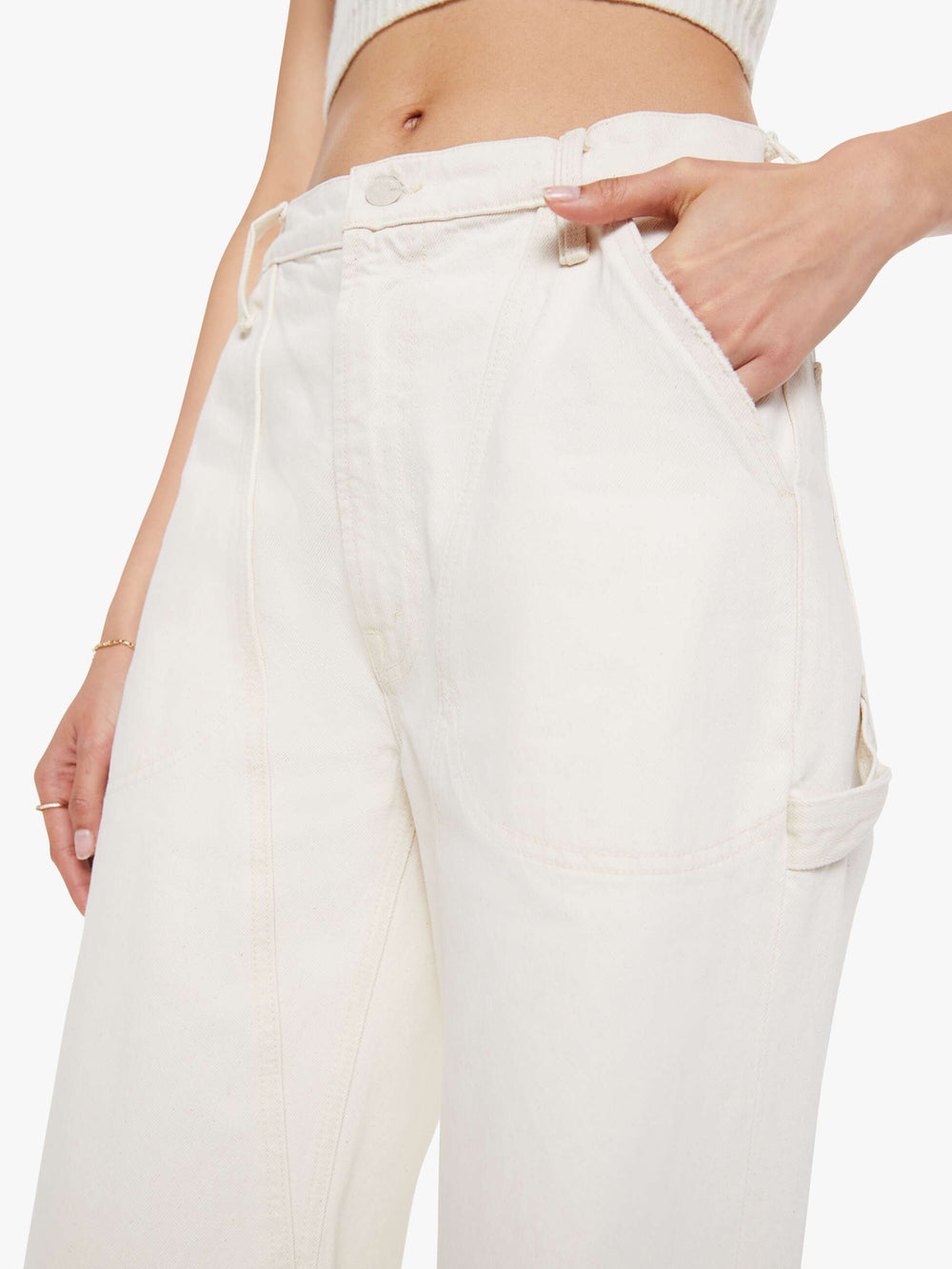 Mother Denim The Puffy Sleeve Varsity Cardigan
