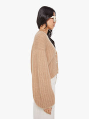 Mother Denim The Puffy Sleeve Varsity Cardigan
