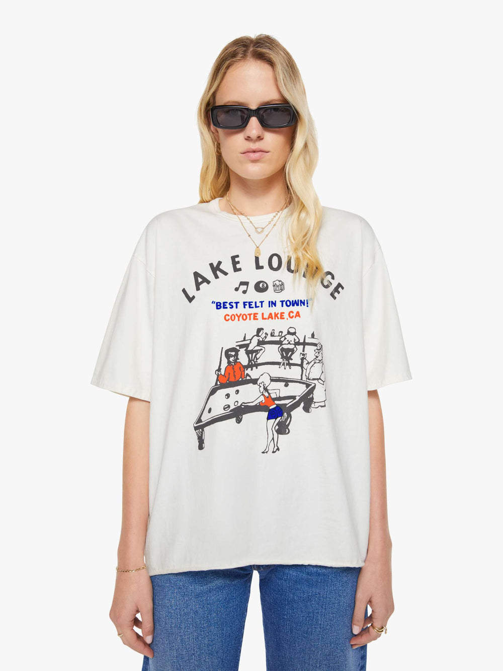 Mother Denim The Cut Off Coops Tee