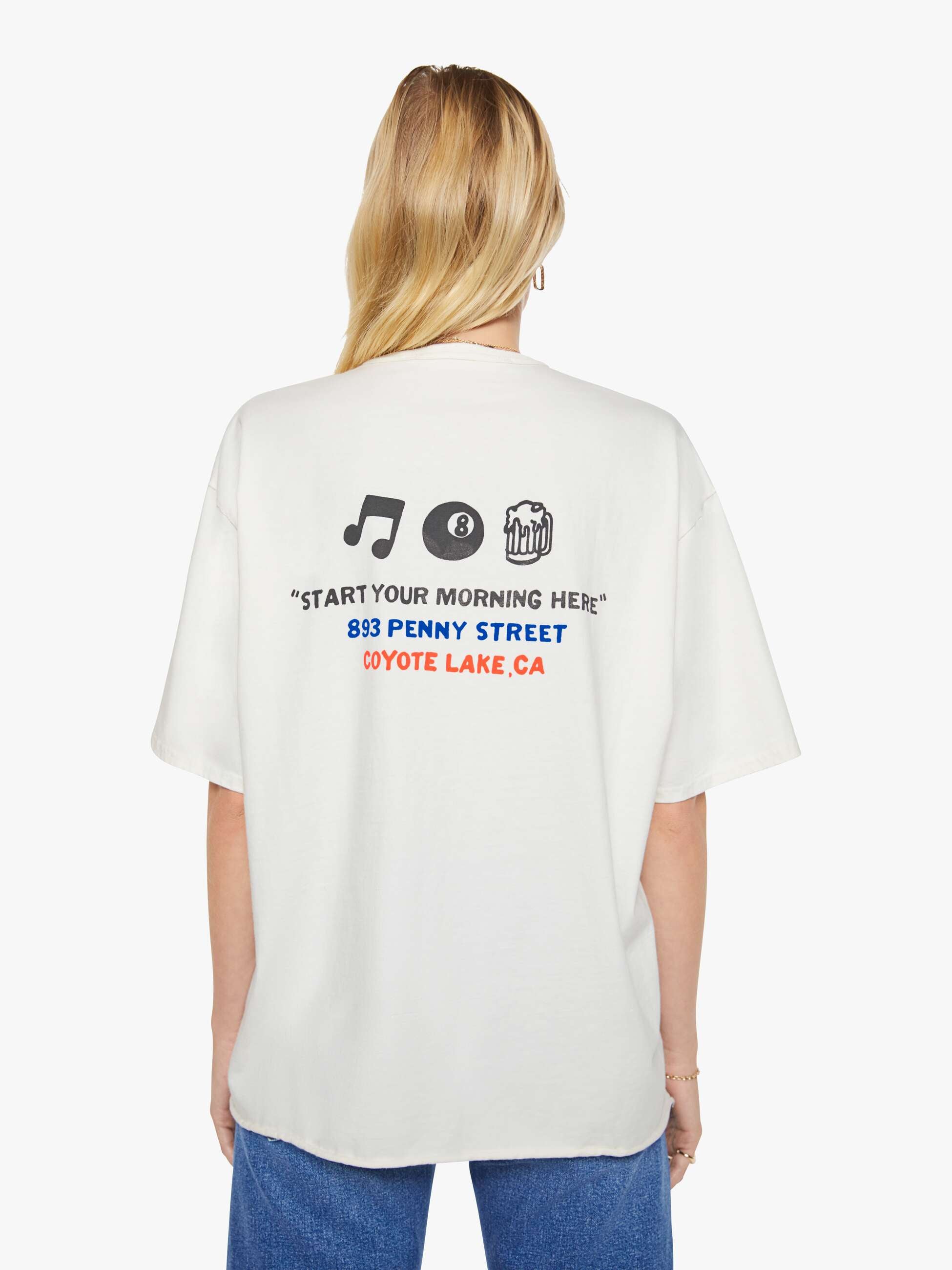 Mother Denim The Cut Off Coops Tee