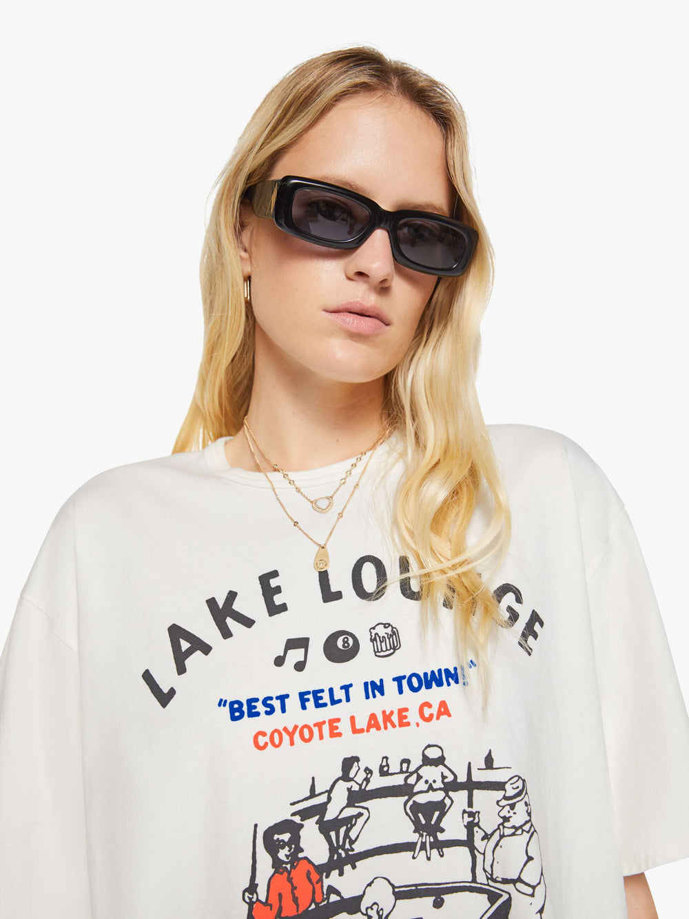 Mother Denim The Cut Off Coops Tee