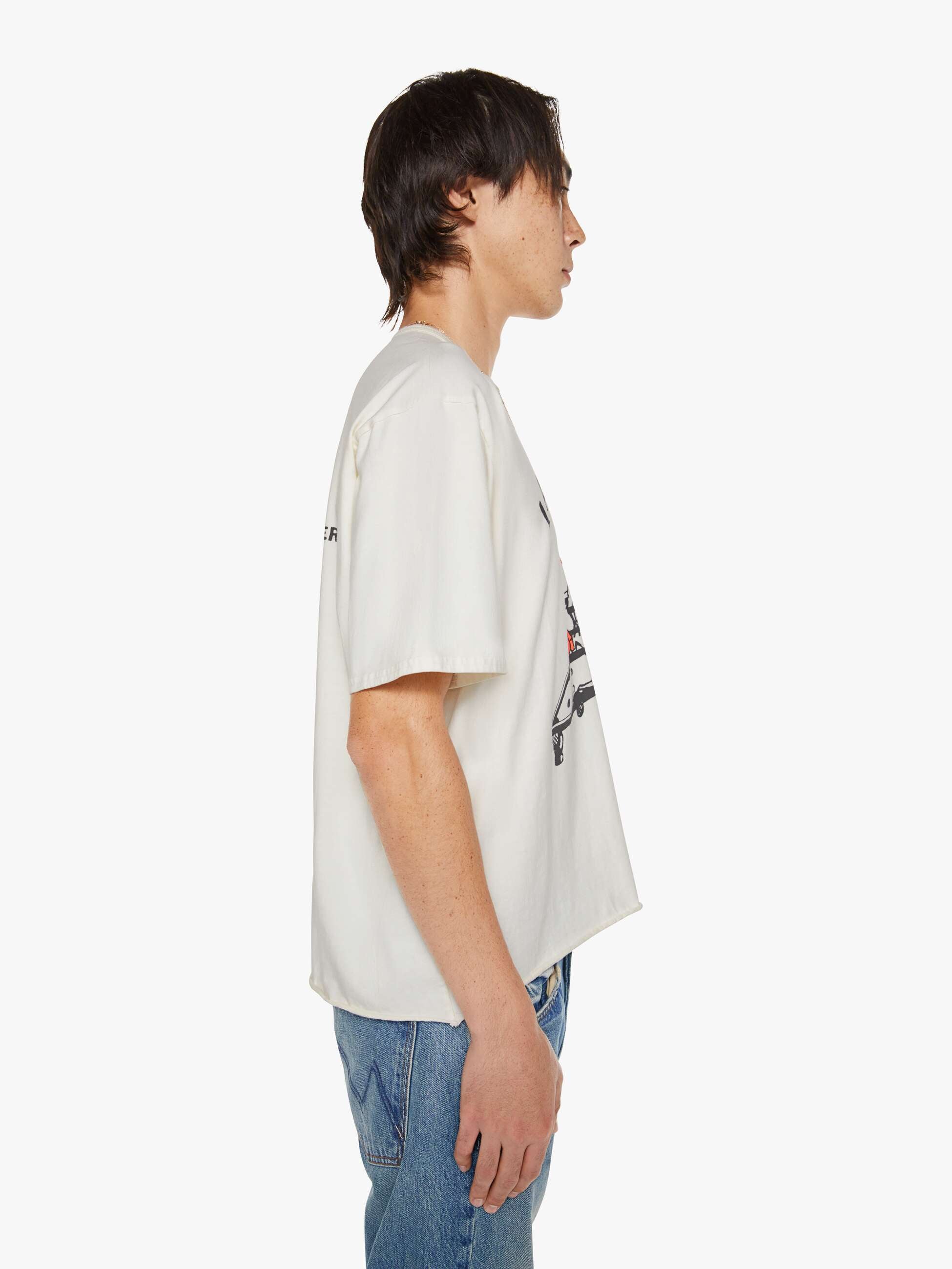 Mother Denim The Cut Off Coops Tee