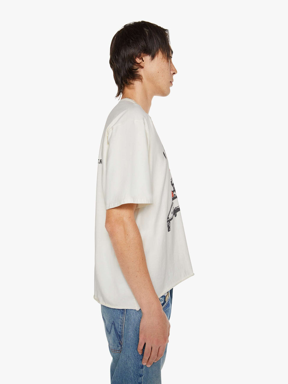 Mother Denim The Cut Off Coops Tee