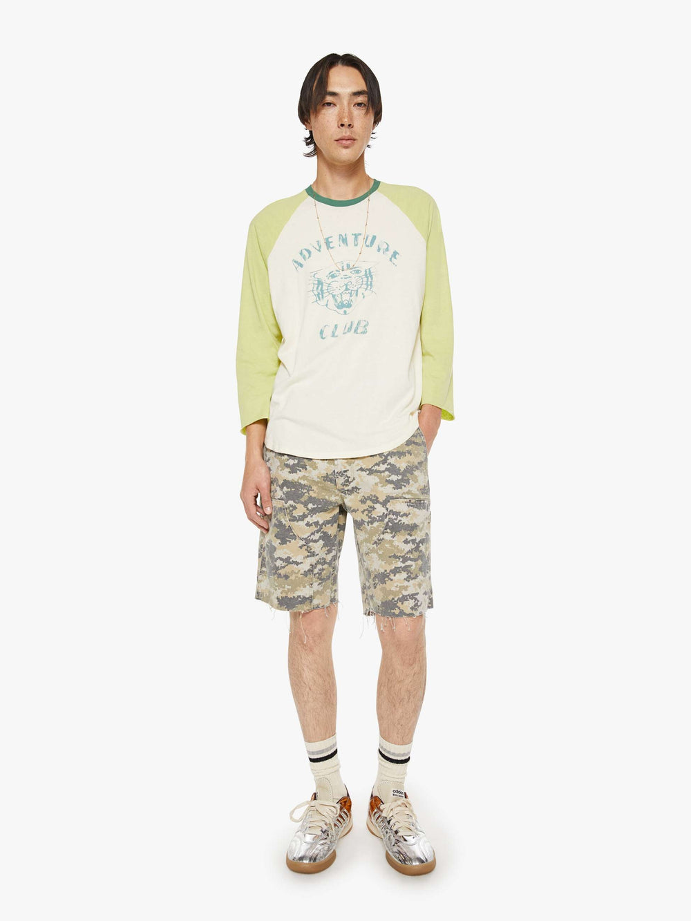 Mother Denim The Slugger 3Qtr Fray