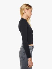 Mother Denim The L/S Itty Bitty Crop
