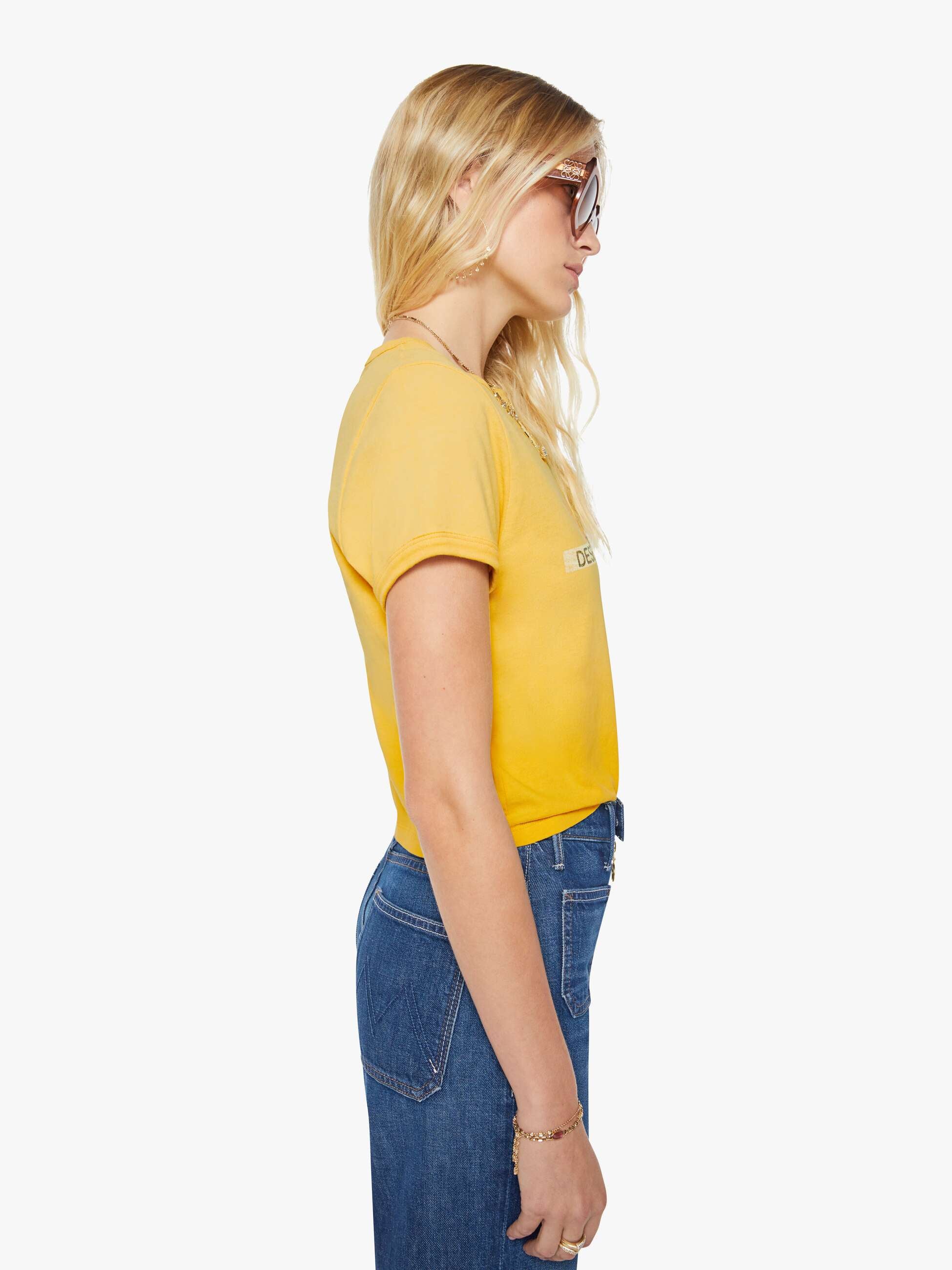 Mother Denim The Itty Bitty Ringer