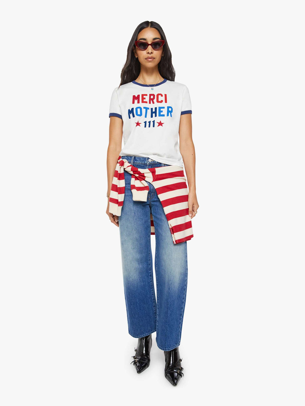 Mother Denim Merci x MOTHER The Lil' Goodie Ringer