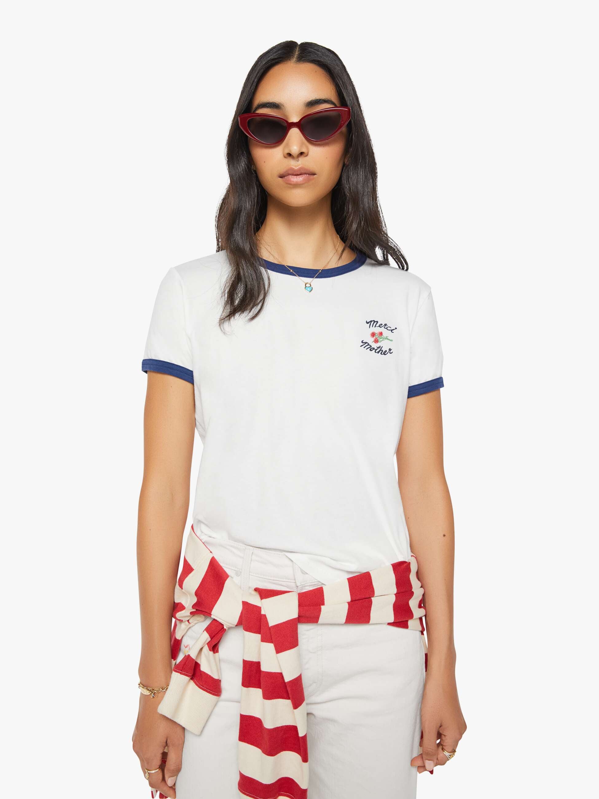 Mother Denim Merci x MOTHER The Lil' Goodie Ringer