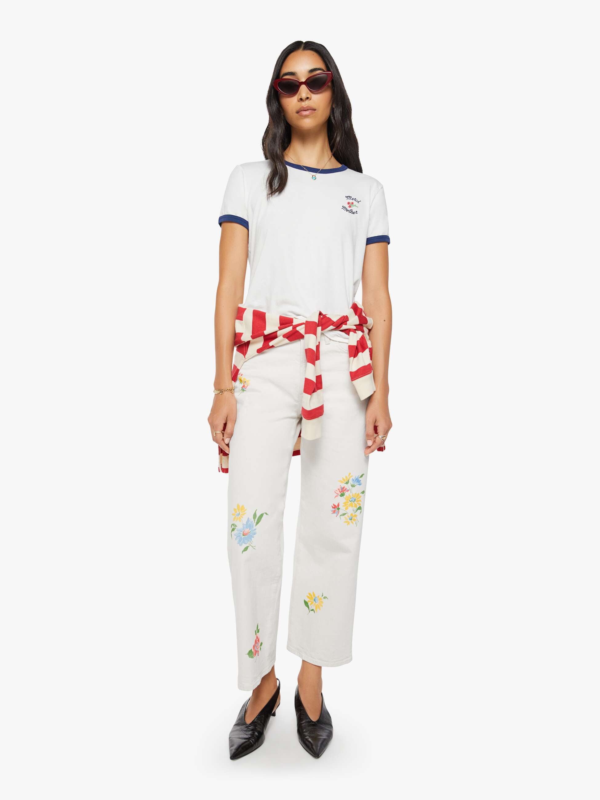 Mother Denim Merci x MOTHER The Lil' Goodie Ringer