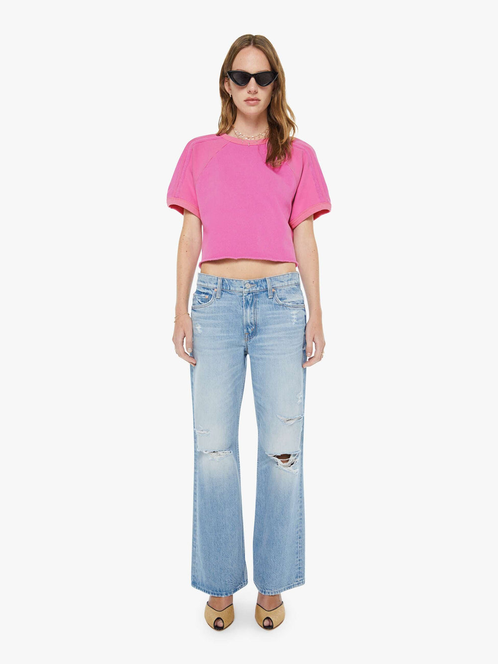 Mother Denim The Half Cut Square