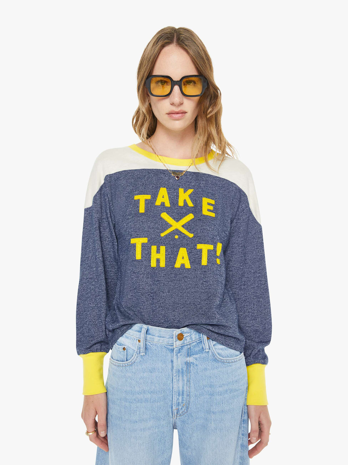 Mother Denim The L/S Cap Outfielder