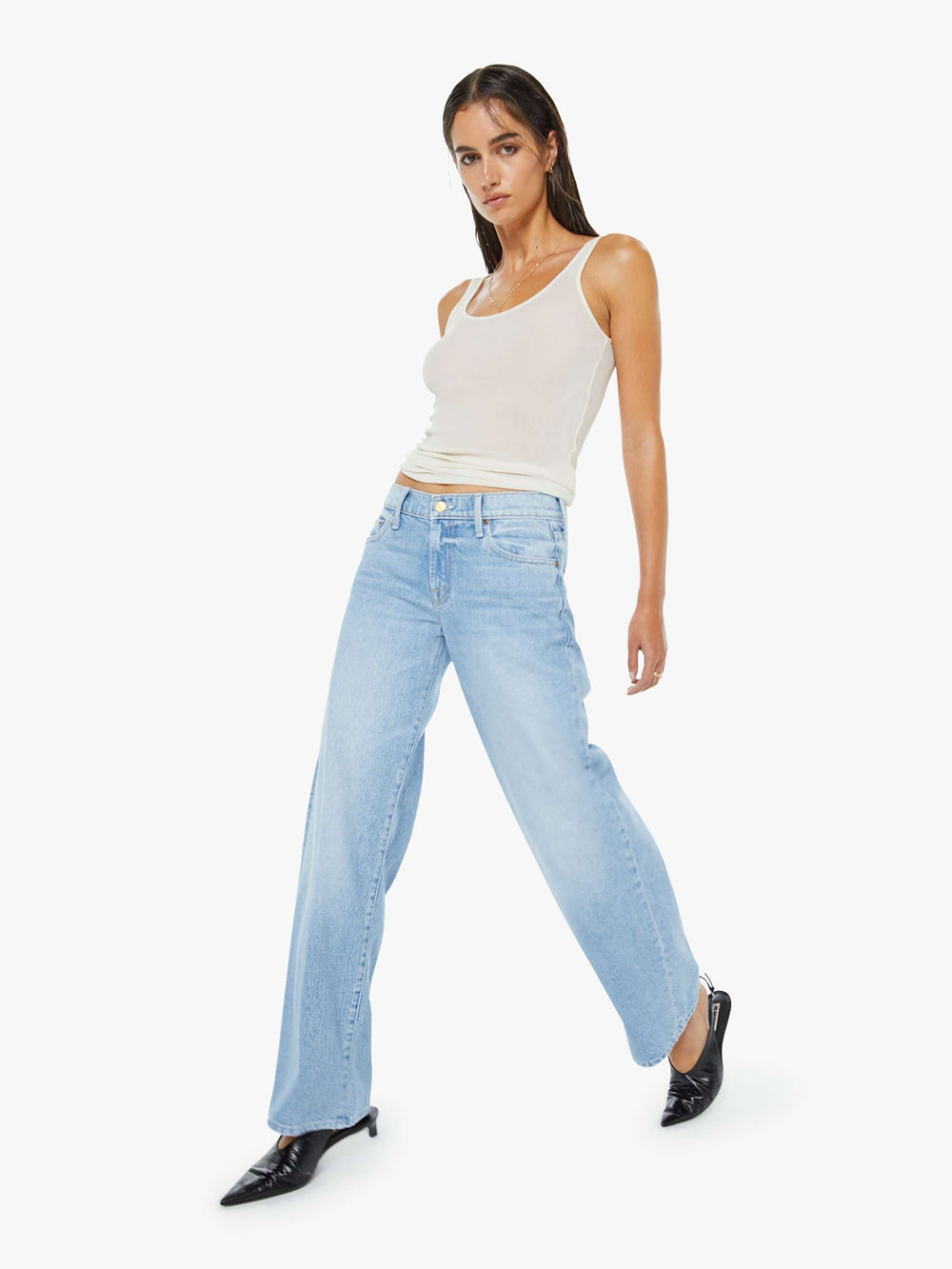 Mother Denim The L/S Cap Outfielder