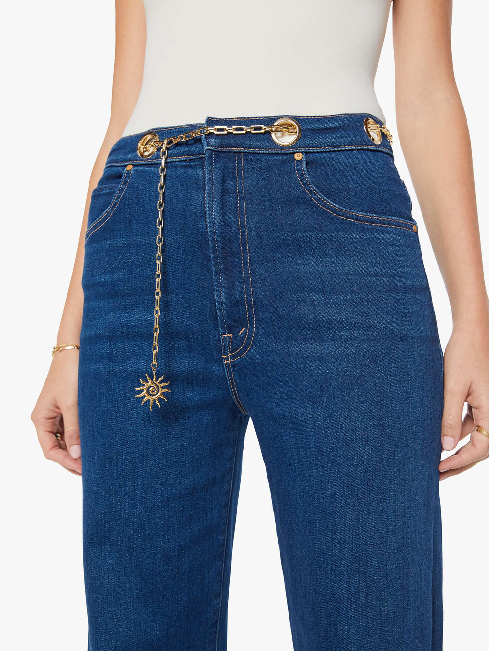 Mother Denim The Party In The Back Shirt