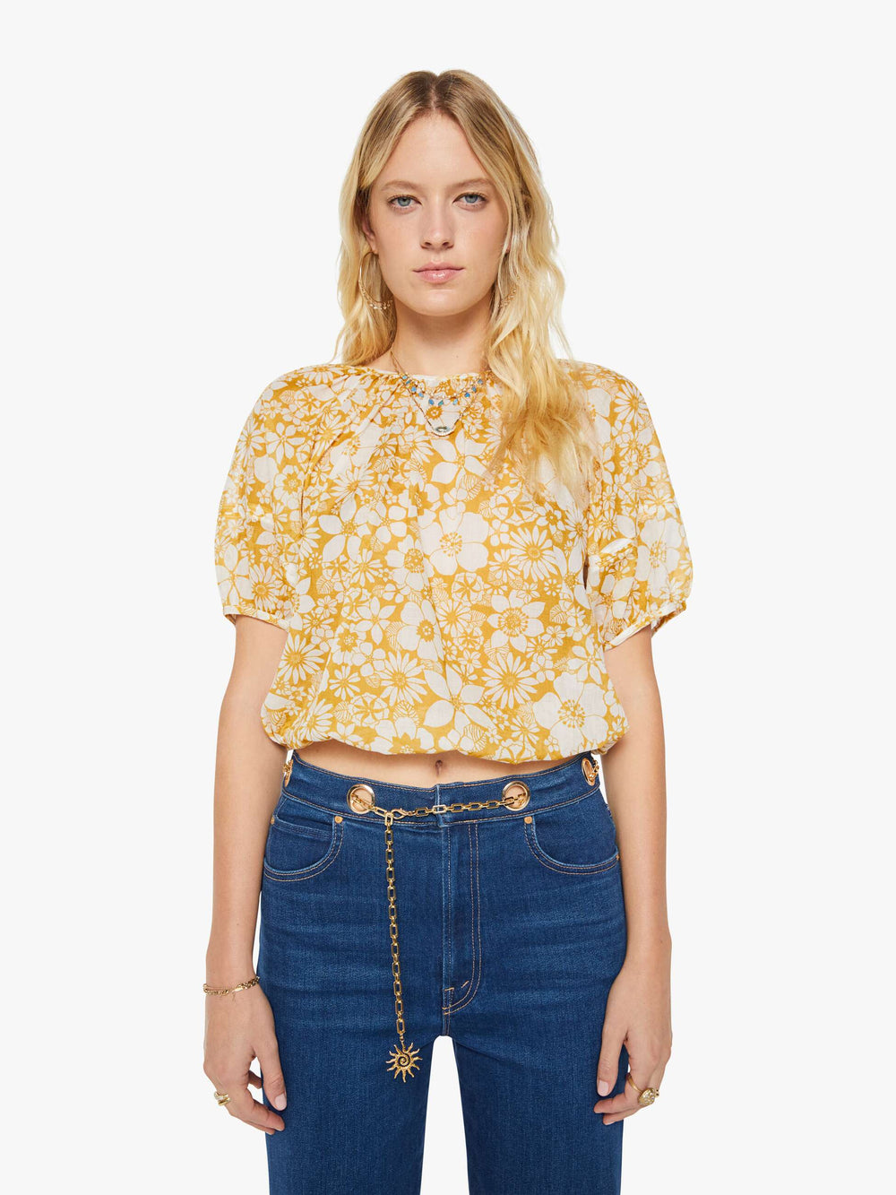 Mother Denim The Party In The Back Shirt