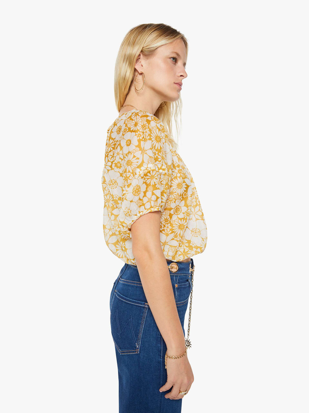 Mother Denim The Party In The Back Shirt