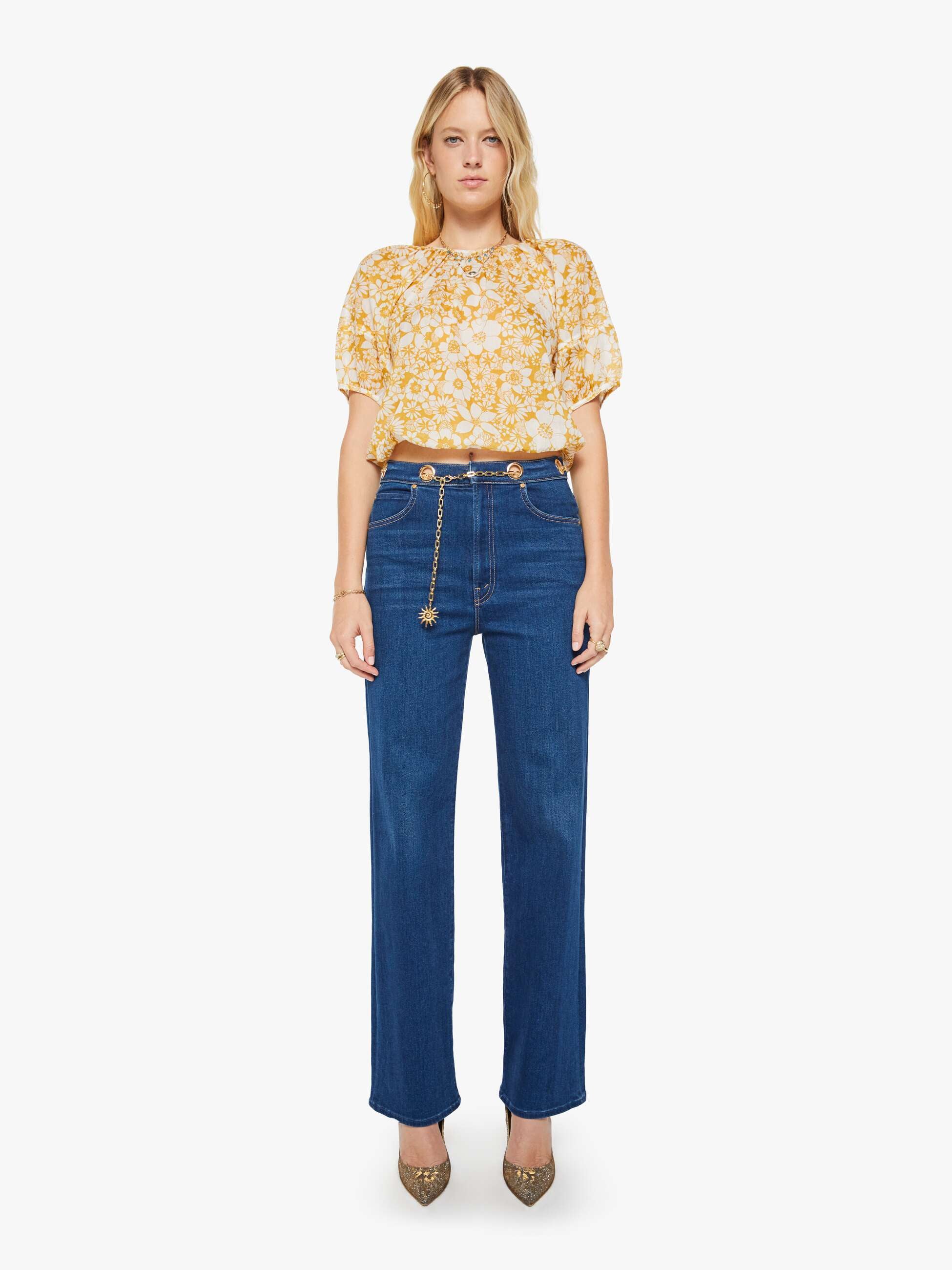 Mother Denim The Party In The Back Shirt