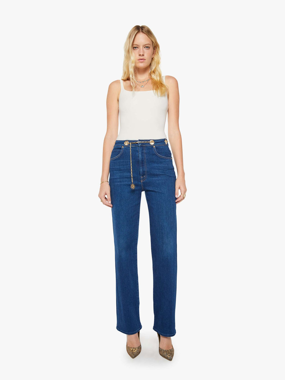 Mother Denim The Party In The Back Shirt